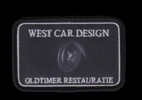 geborduurde combi emblemen sublimeren laten maken auto bedrijfslogo